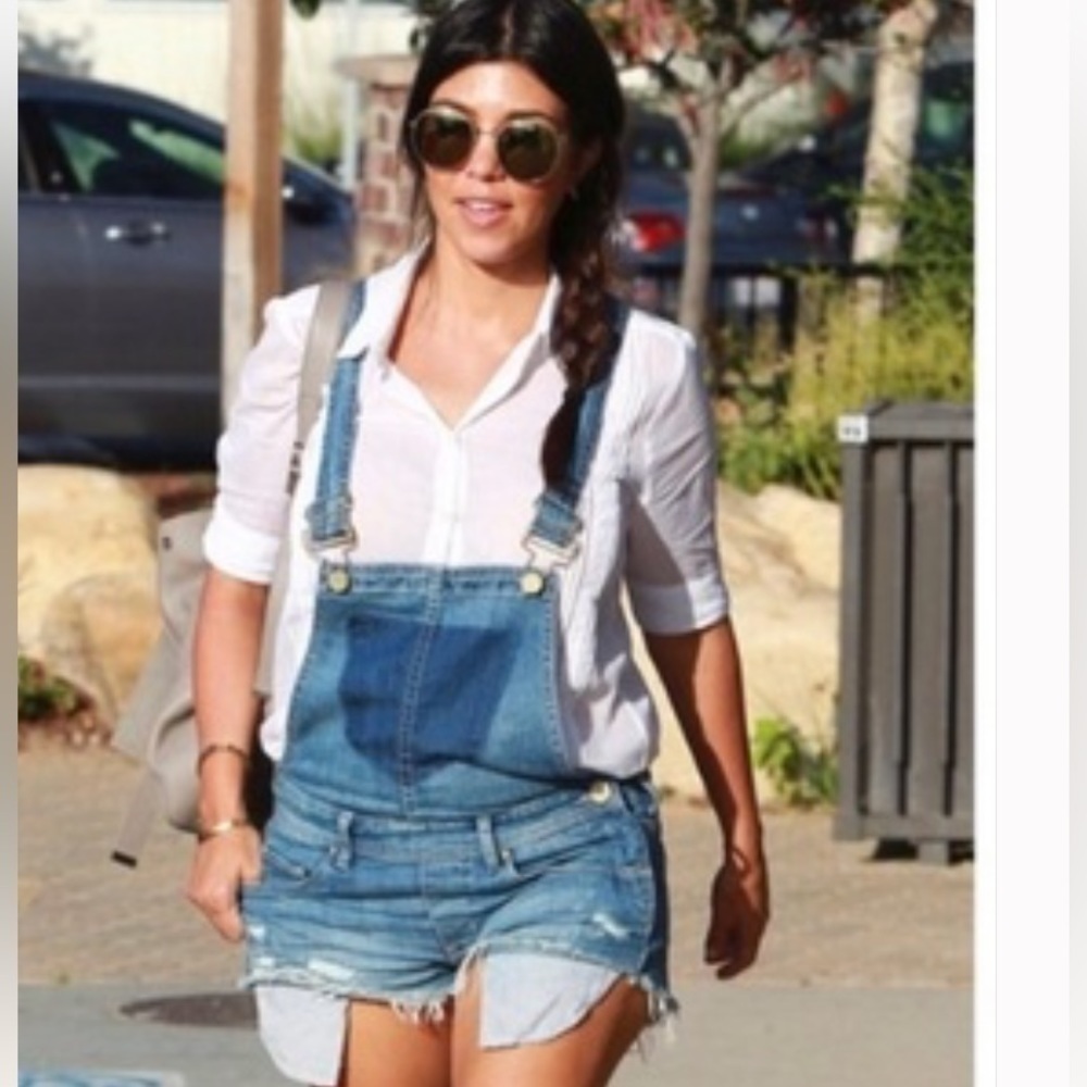 Blank nyc denim shortalls